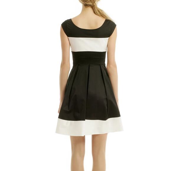 Kate Spade New York Adette black white cocktail dress fit and flare 8 - Picture 5 of 13